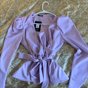 Brand New Purple Fashion Top Size Large